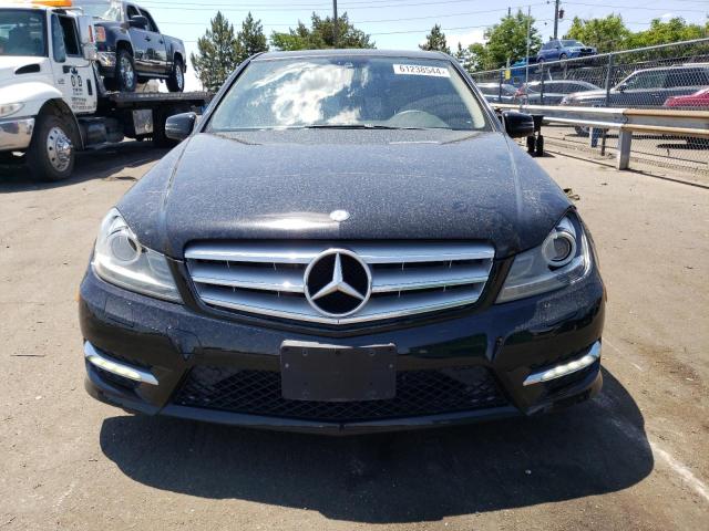 WDDGF8BB7CR230649 - 2012 MERCEDES-BENZ C 300 4MATIC BLACK photo 5