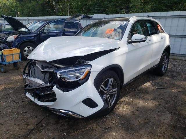 W1N0G8EB1NV345335 - 2022 MERCEDES-BENZ GLC 300 4MATIC WHITE photo 2