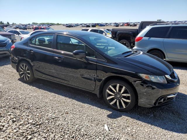 19XFB2F90EE006692 - 2014 HONDA CIVIC EXL 黑色 照片 4