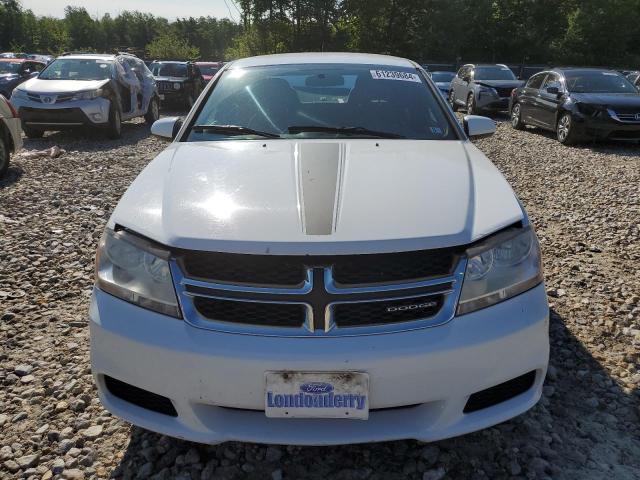 1C3CDZCB0CN196164 - 2012 DODGE AVENGER SXT WHITE photo 5