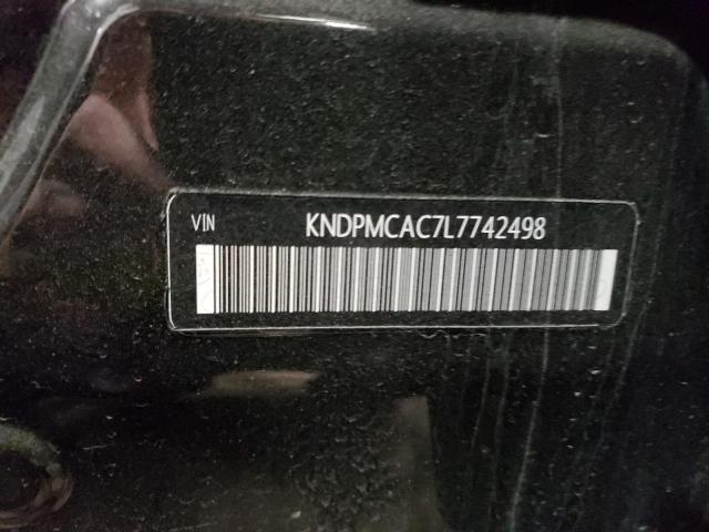 KNDPMCAC7L7742498 - 2020 KIA SPORTAGE LX BLACK photo 12