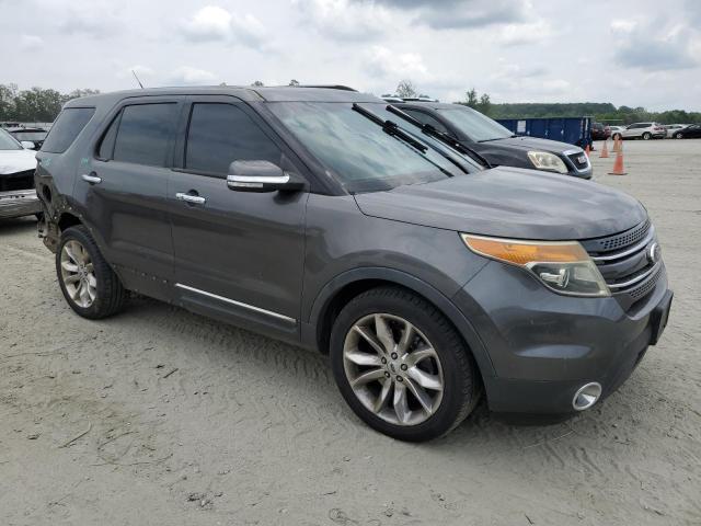 1FM5K7F89FGA51157 - 2015 FORD EXPLORER LIMITED GRAY photo 4