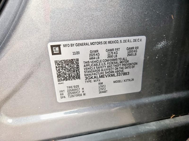 3GKALMEVXML337893 - 2021 GMC TERRAIN SLE Boz foto 14