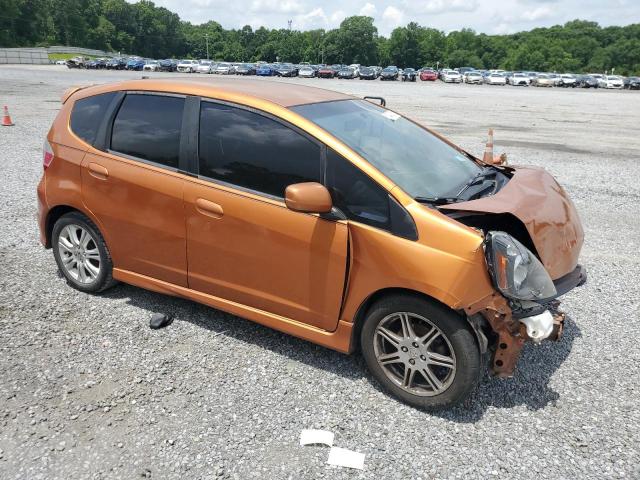 JHMGE8H46AS009926 - 2010 HONDA FIT SPORT 橙色 照片 4