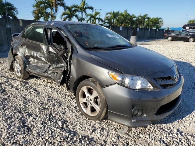 2T1BU4EEXBC667742 - 2011 TOYOTA COROLLA BASE GRAY photo 1