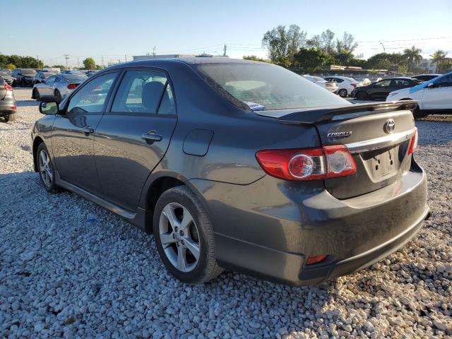 2T1BU4EEXBC667742 - 2011 TOYOTA COROLLA BASE GRAY photo 3