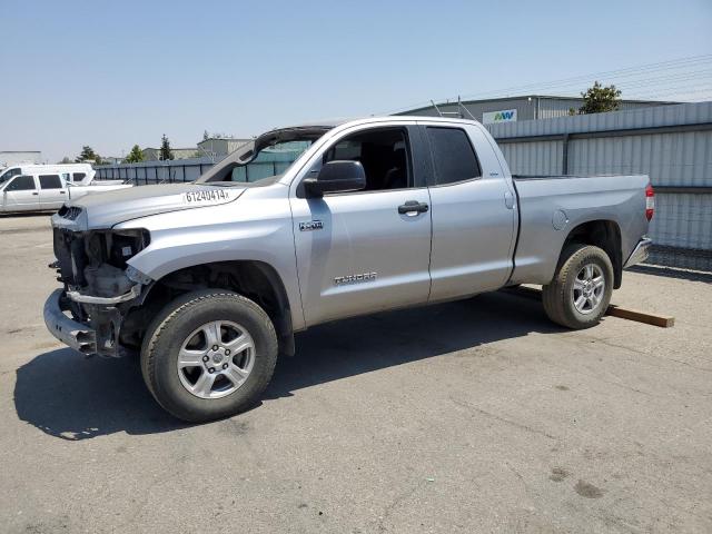 5TFUY5F12EX392677 - 2014 TOYOTA TUNDRA DOUBLE CAB SR/SR5 GRAY photo 1