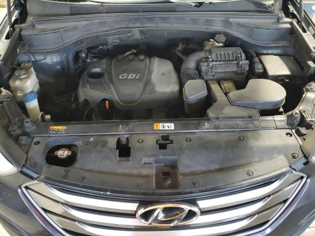 5XYZTDLB0GG326873 - 2016 HYUNDAI SANTA FE S BLUE photo 12