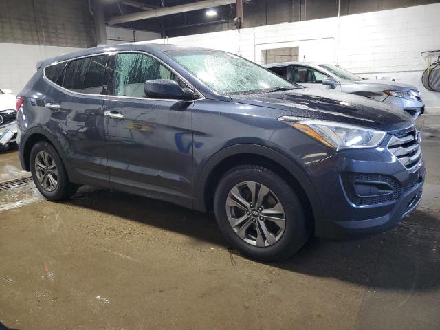 5XYZTDLB0GG326873 - 2016 HYUNDAI SANTA FE S BLUE photo 4