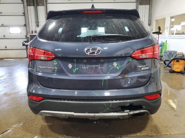 5XYZTDLB0GG326873 - 2016 HYUNDAI SANTA FE S BLUE photo 6