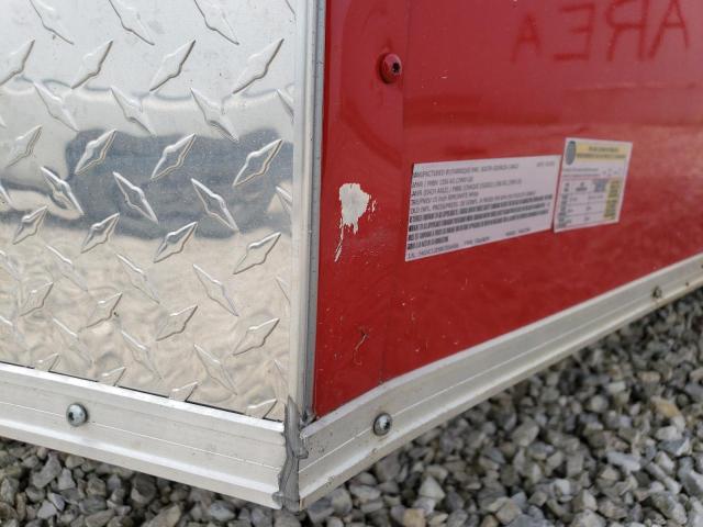 54GVC12D9N7056406 - 2022 CARGO TRAILER RED photo 9