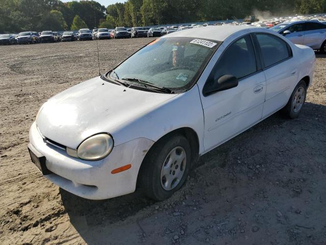 1B3ES46CXYD513948 - 2000 DODGE NEON BASE WHITE photo 2