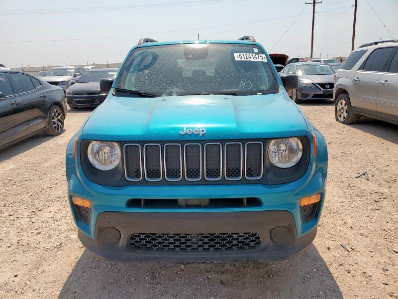 ZACNJDA14NPN98044 - 2022 JEEP RENEGADE SPORT TEAL photo 5