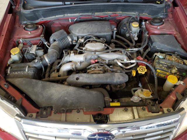 JF2SH6BC7AH796729 - 2010 SUBARU FORESTER XS Қызыл фото 12