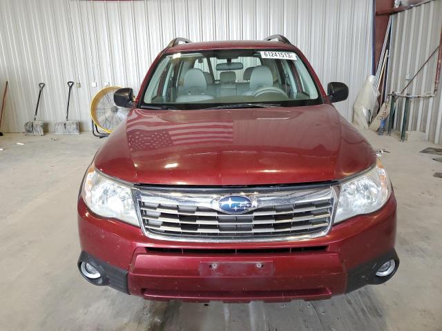 JF2SH6BC7AH796729 - 2010 SUBARU FORESTER XS RED photo 5