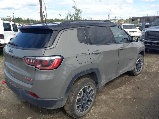 3C4NJDDB8LT203621 - 2020 JEEP COMPASS TRAILHAWK GRAY photo 3