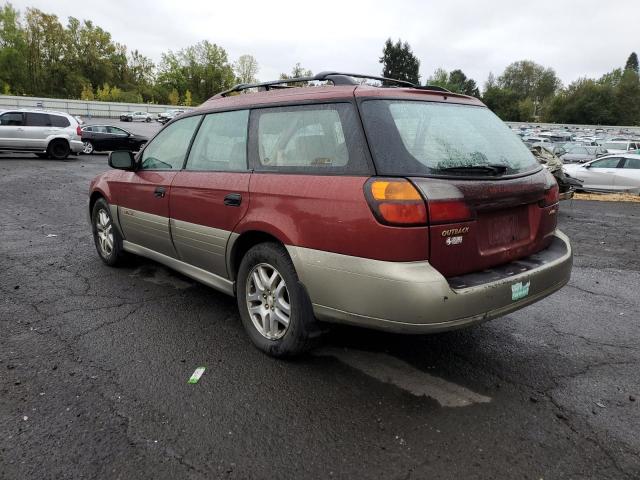 4S3BH675137602083 - 2003 SUBARU LEGACY OUTBACK AWP MAROON photo 3