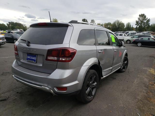 3C4PDDGG7KT845270 - 2019 DODGE JOURNEY CROSSROAD SILVER photo 4