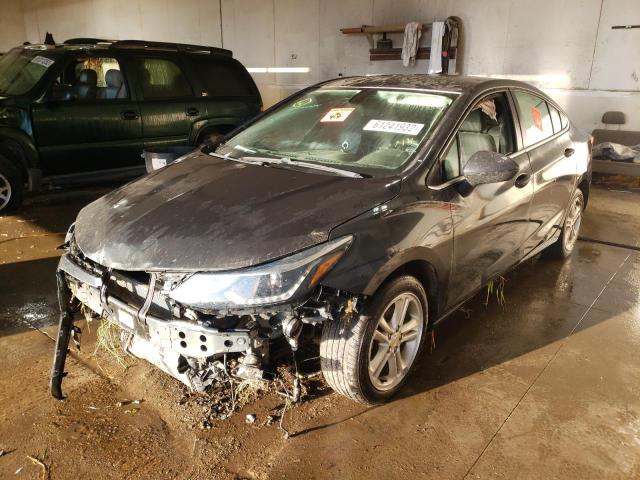 1G1BE5SM5J7157905 - 2018 CHEVROLET CRUZE LT GRAY photo 2