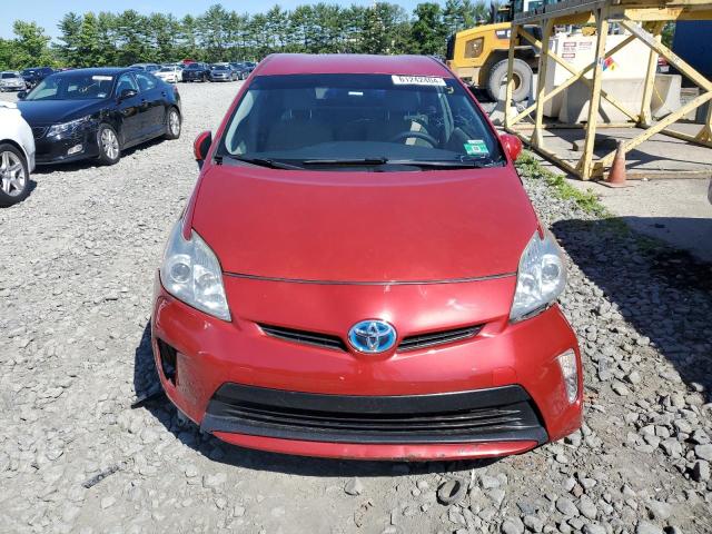 JTDKN3DU5D1724243 - 2013 TOYOTA PRIUS RED photo 5