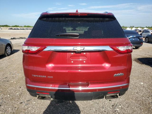 1GNEVKKW4JJ130659 - 2018 CHEVROLET TRAVERSE HIGH COUNTRY RED photo 6