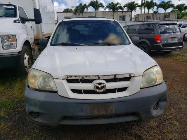 4F2YZ02Z36KM36195 - 2006 MAZDA TRIBUTE I WHITE photo 5