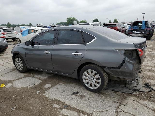 3N1AB7AP8FL642547 - 2015 NISSAN SENTRA S SILVER photo 2