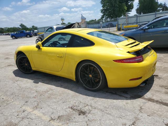 WP0AA2A96FS106430 - 2015 PORSCHE 911 CARRERA YELLOW photo 2