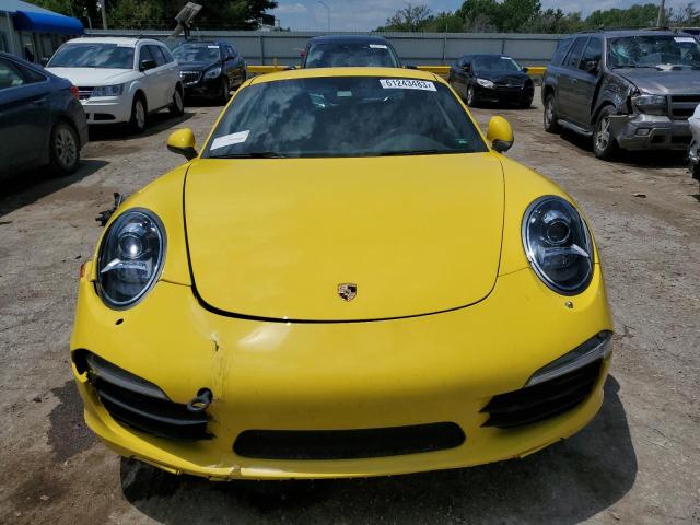 WP0AA2A96FS106430 - 2015 PORSCHE 911 CARRERA YELLOW photo 5