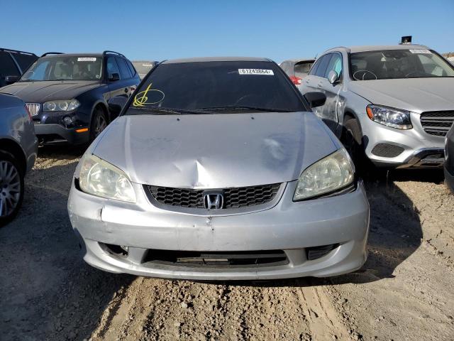 1HGEM22165L049626 - 2005 HONDA CIVIC DX VP Gümüş foto 5