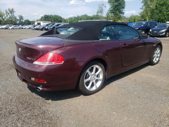 WBAEK13466CN79665 - 2006 BMW 650 I BURGUNDY photo 3