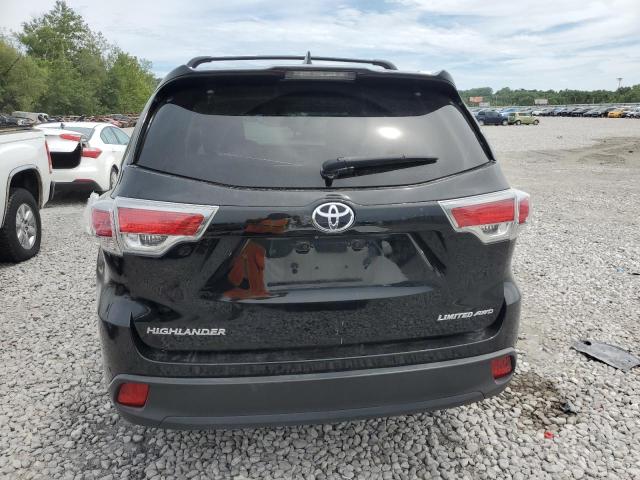 5TDDKRFH8ES022796 - 2014 TOYOTA HIGHLANDER LIMITED BLACK photo 6