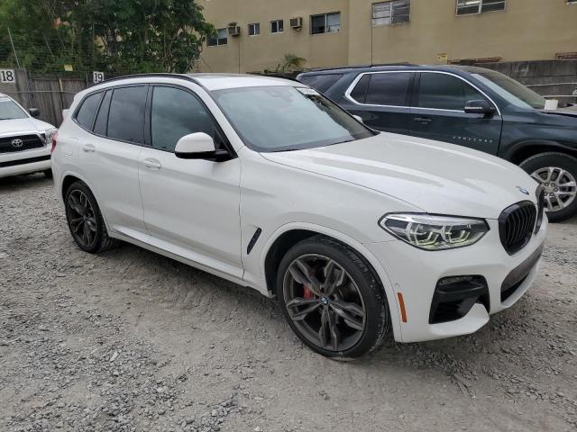 5UXTY9C07M9F31415 - 2021 BMW X3 XDRIVEM40I WHITE photo 4