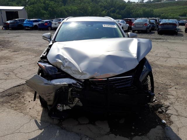 JTJBARBZ5K2215237 - 2019 LEXUS NX 300 BASE ნაცრისფერი ფოტო 5