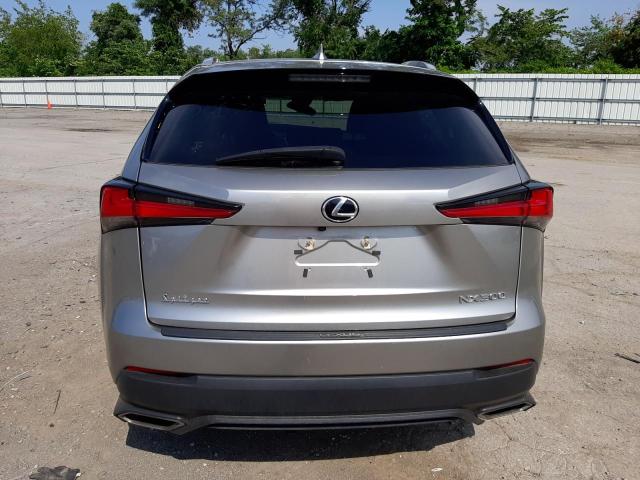 JTJBARBZ5K2215237 - 2019 LEXUS NX 300 BASE ნაცრისფერი ფოტო 6