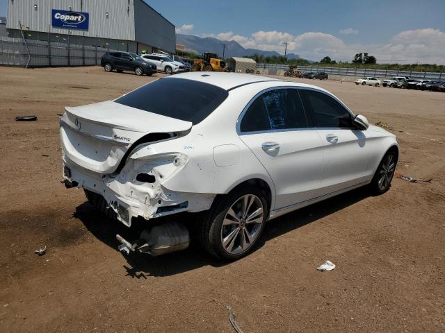 55SWF8EB5KU289980 - 2019 MERCEDES-BENZ C 300 4MATIC WHITE photo 3
