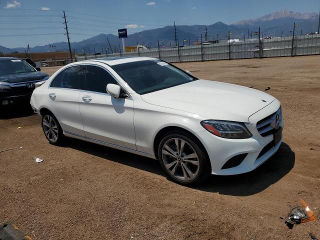 55SWF8EB5KU289980 - 2019 MERCEDES-BENZ C 300 4MATIC WHITE photo 4