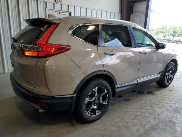 2HKRW2H98KH622971 - 2019 HONDA CR-V TOURING TAN photo 3