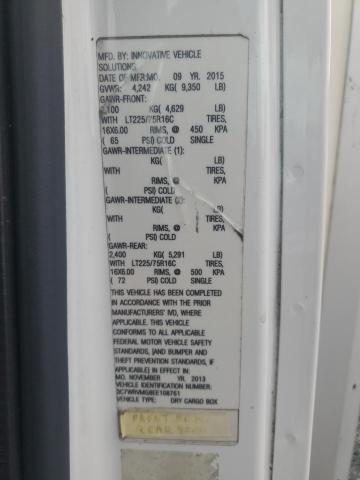 3C7WRVMG8EE108761 - 2014 RAM PROMASTER 3500 STANDARD Weiß Foto 13