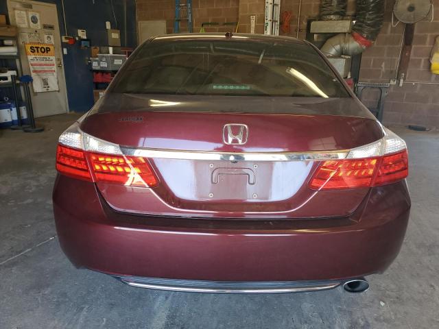 1HGCR2F89DA109487 - 2013 HONDA ACCORD EXL BURGUNDY photo 6