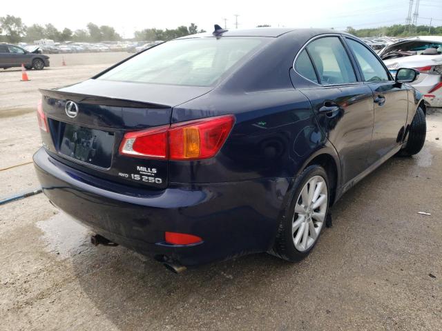 JTHCK262692028946 - 2009 LEXUS IS250 250 BLUE photo 3