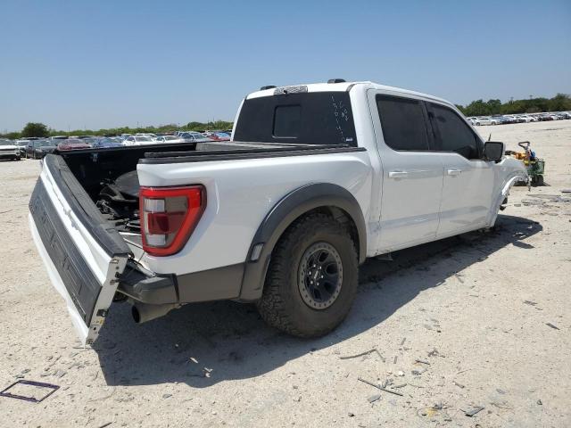 1FTFW1RG0MFC62117 - 2021 FORD F150 RAPTOR WHITE photo 3