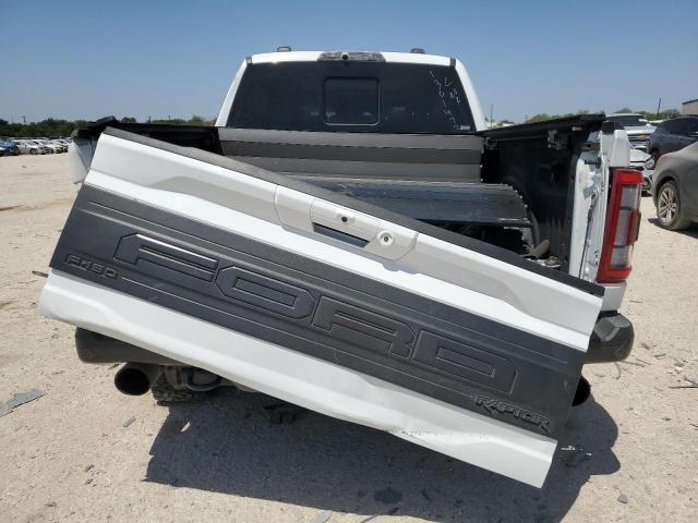 1FTFW1RG0MFC62117 - 2021 FORD F150 RAPTOR WHITE photo 6