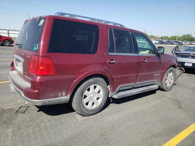5LMFU28R84LJ00843 - 2004 LINCOLN NAVIGATOR BURGUNDY photo 3