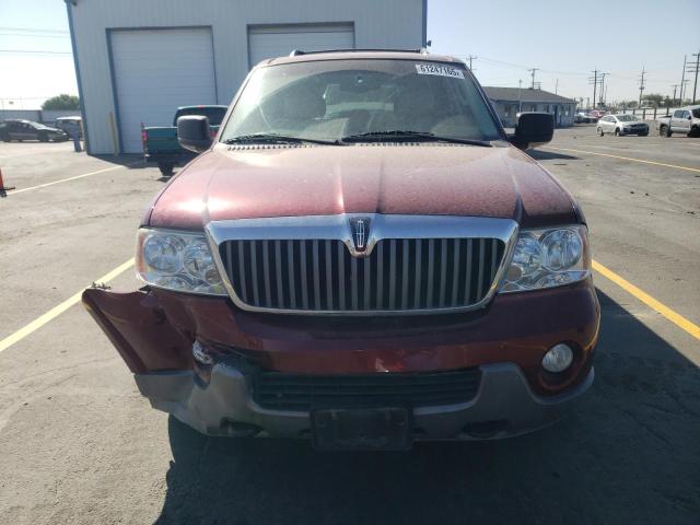 5LMFU28R84LJ00843 - 2004 LINCOLN NAVIGATOR BURGUNDY photo 5