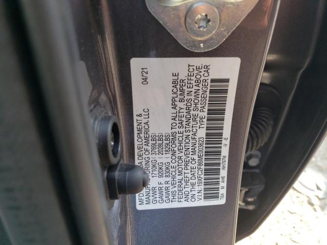 19XFC2F86ME003623 - 2021 HONDA CIVIC SPORT 灰色 照片 12
