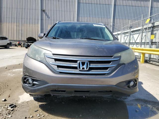 5J6RM4H78CL051666 - 2012 HONDA CR-V EXL BROWN photo 5