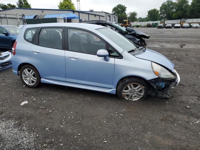 JHMGD38648S016603 - 2008 HONDA FIT SPORT BLUE photo 4
