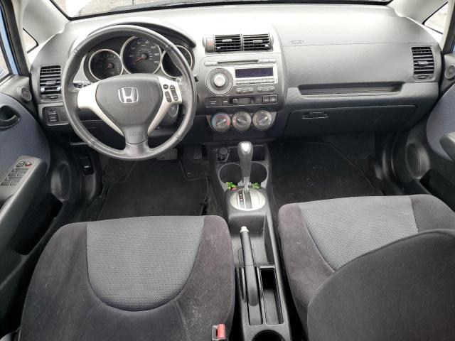 JHMGD38648S016603 - 2008 HONDA FIT SPORT BLUE photo 8