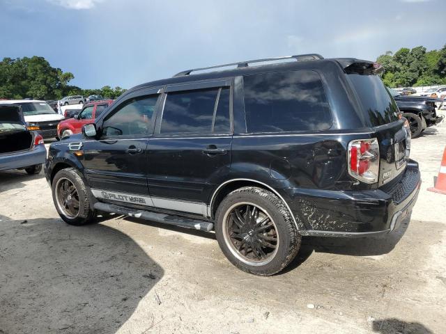 5FNYF28538B011858 - 2008 HONDA PILOT EXL BLACK photo 2